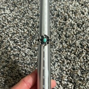 James Avery De Flores turquoise ring size 7